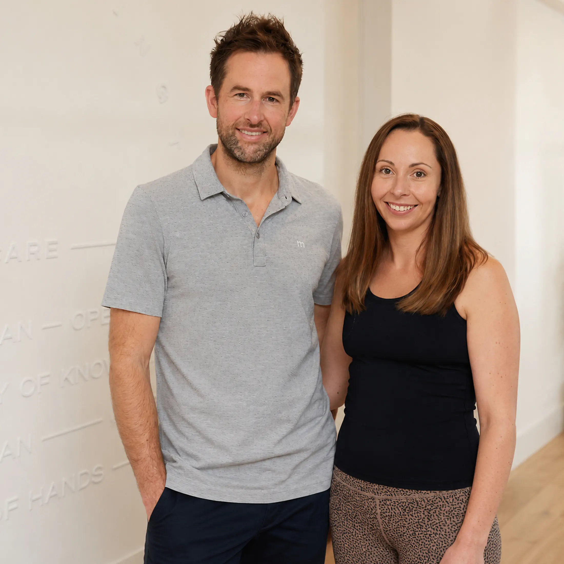 Kat & Mark, owners and founders of return pilates, malvern